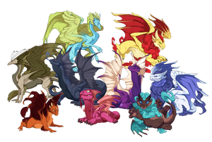 All Uncommon dragons