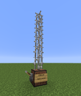 Radio with antenna