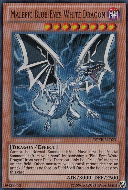 Malefic Blue Eyes White Dragon Yu Gi Oh It S Time To