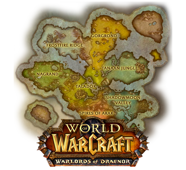 WoW Draenor Map