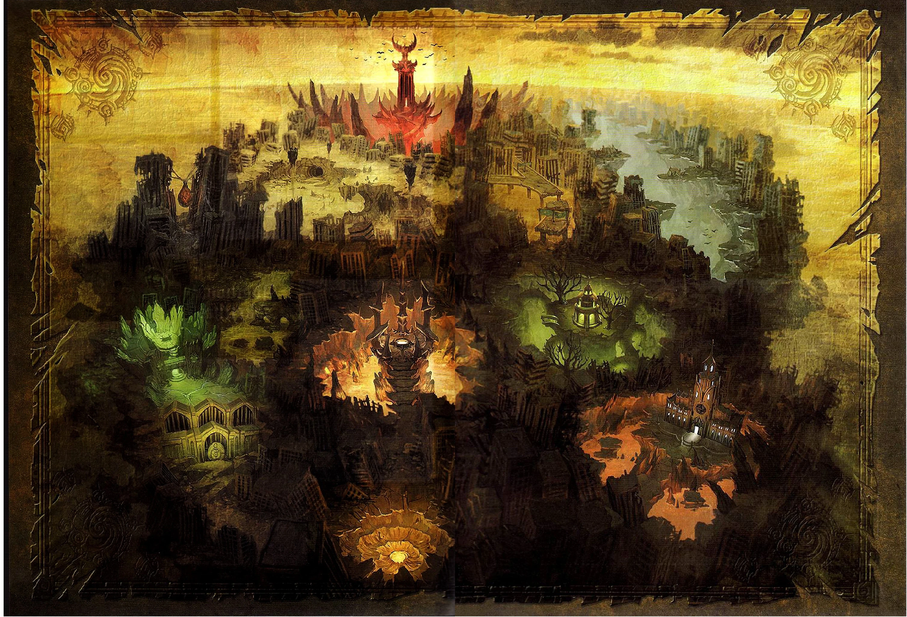 The Destroyed City Darksiders Wiki Wrath of War, Weapons, Enemies