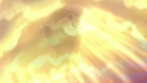 Mufasa in the clouds