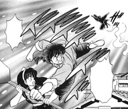 Hayato attacks Ukyo