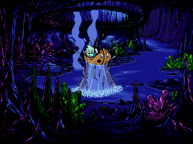 Pajama Sam Geyser Eruption