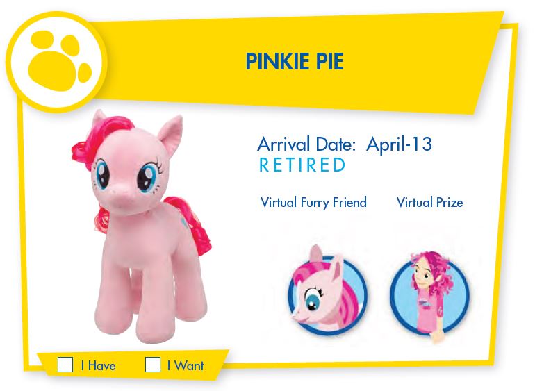 my little pony build a bear pinkie pie