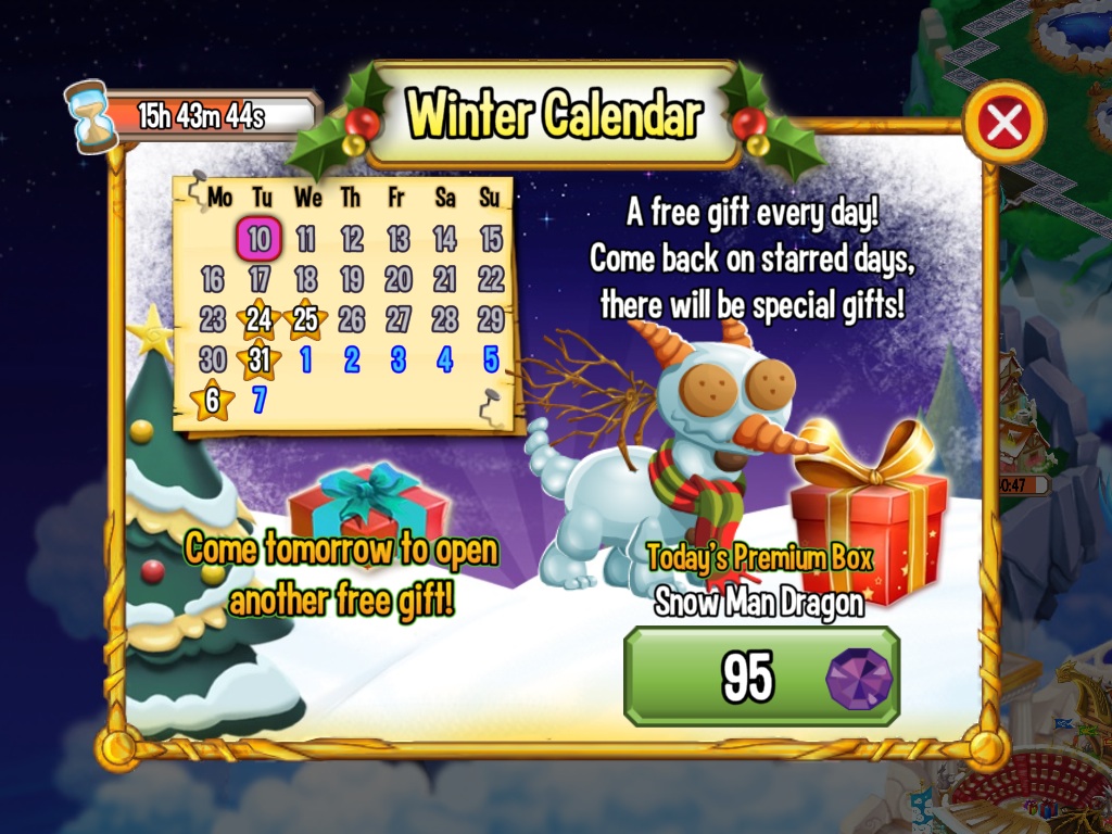 [Mobile] Winter Calendar Events Dragon City Wiki