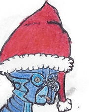 Riaril's head, christmas