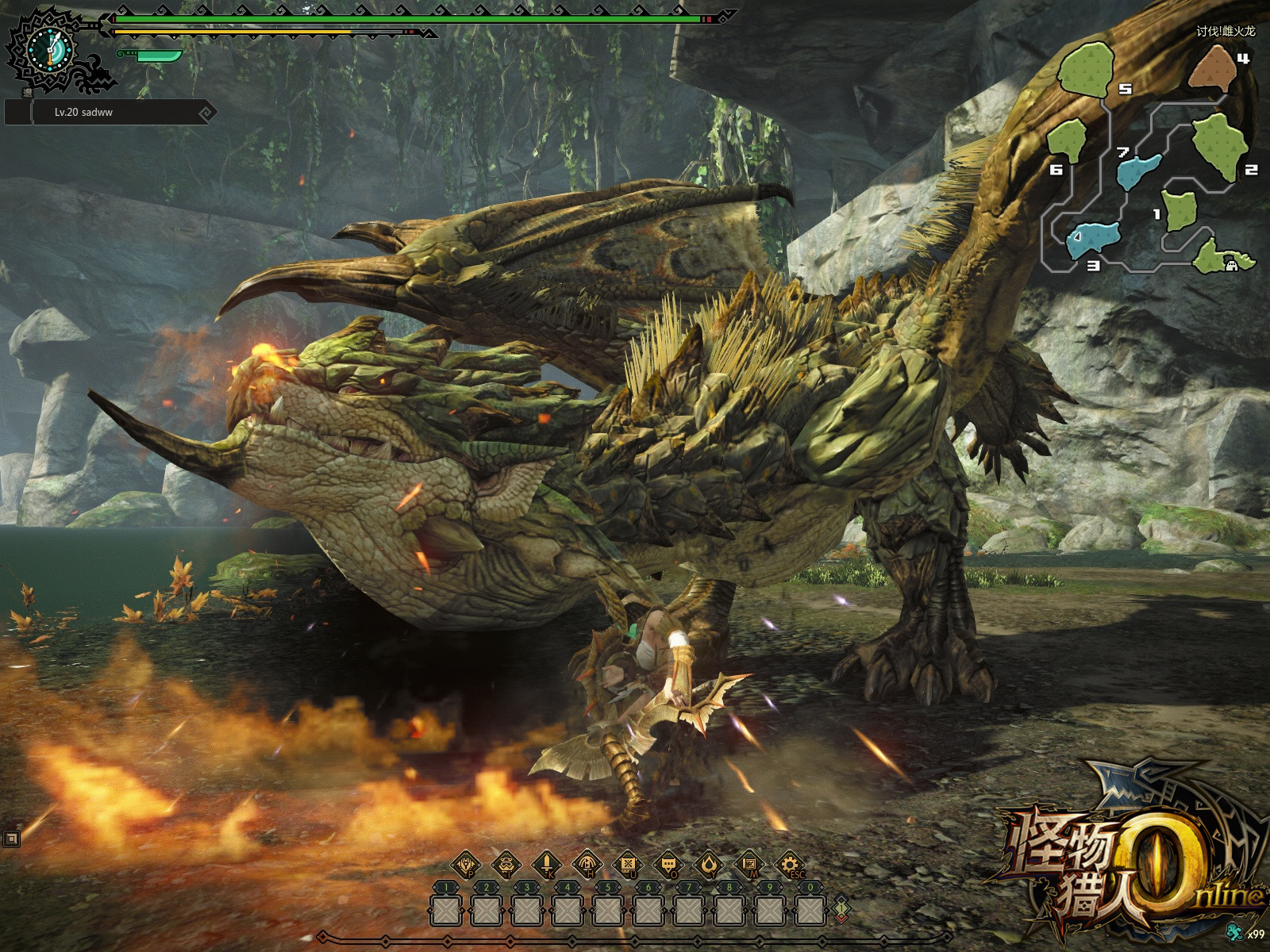 Image Up Close Rathian Vs Ds The Monster Hunter Wiki Monster Hunter Monster Hunter