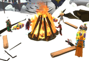 Thok's bonfire