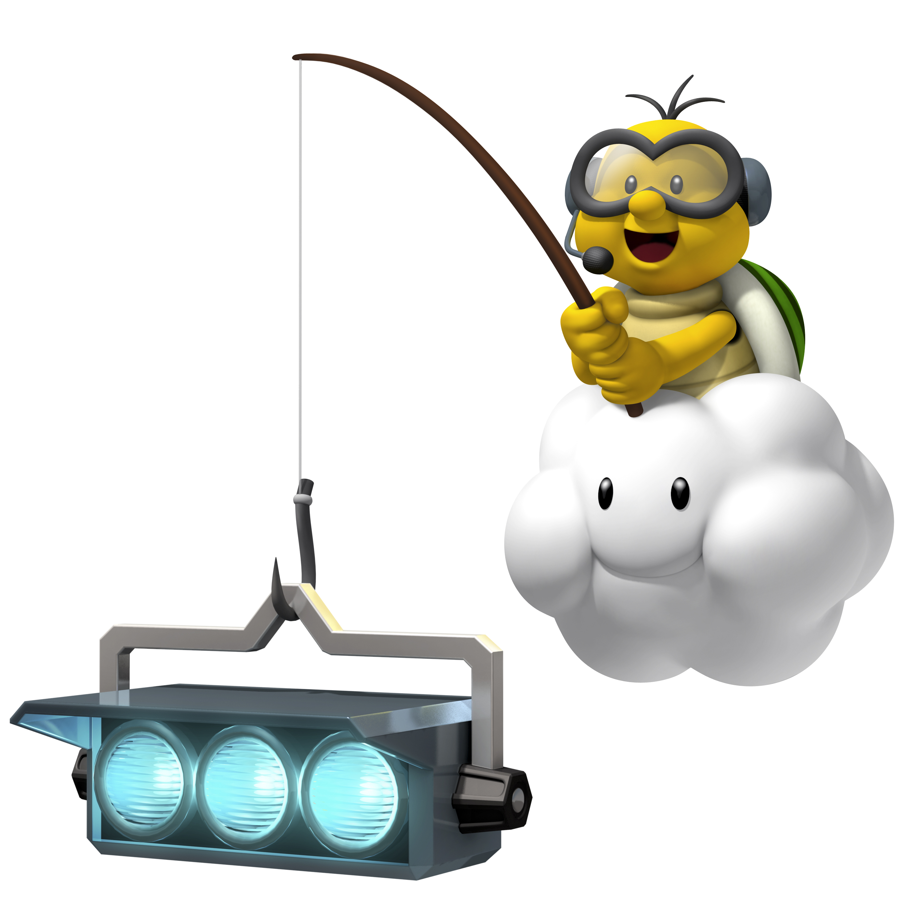 Image Fishin Lakitu Mario Kart 7png The Mario Kart Racing Wiki