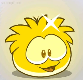 Puffle_dorado_riendo.gif