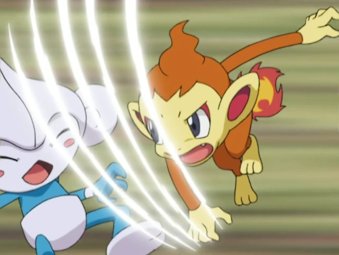 Image Ash Chimchar Scratch.png The Pokémon Wiki