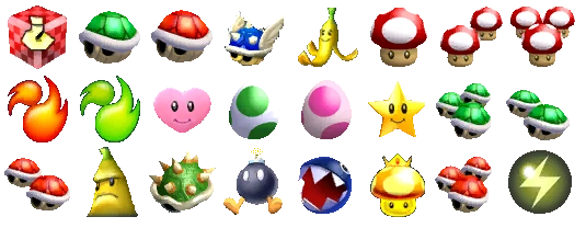 Image - DD items.png - The Mario Kart Racing Wiki - Mario Kart, Mario