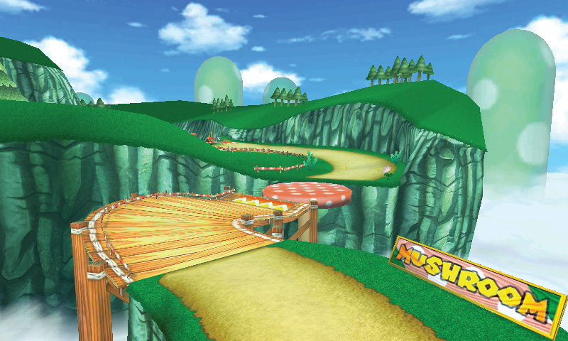 Mushroom Gorge The Mario Kart Racing Wiki Mario Kart Mario Kart Ds