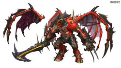 Zamorakian butcher demon concept art