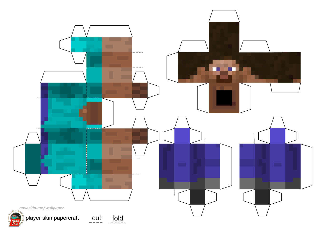 Minecraft Steve Printable