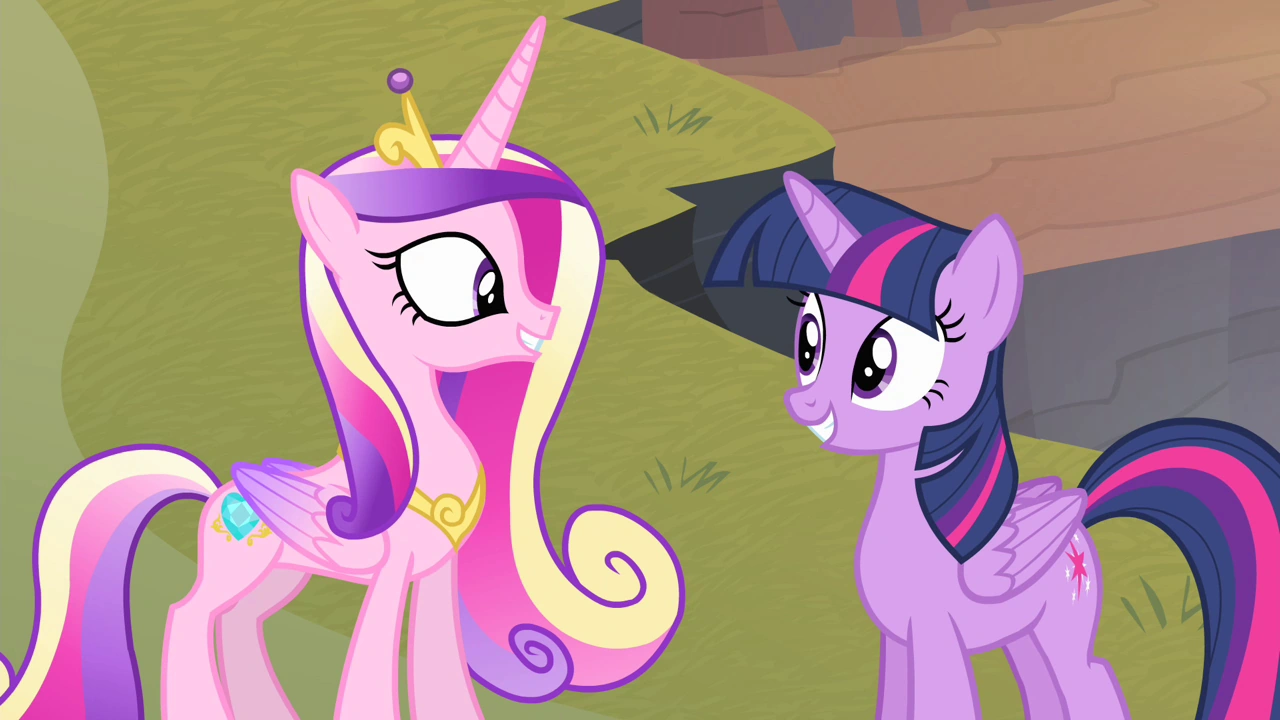 File:Cadance and Twilight smiling at each other S4E11.png
