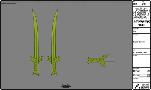 adventure time grass sword toy