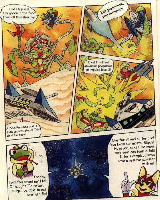 star fox 64 manga