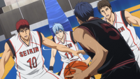 Triple team vs Aomine