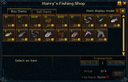 Harry's Fishing Shop stock