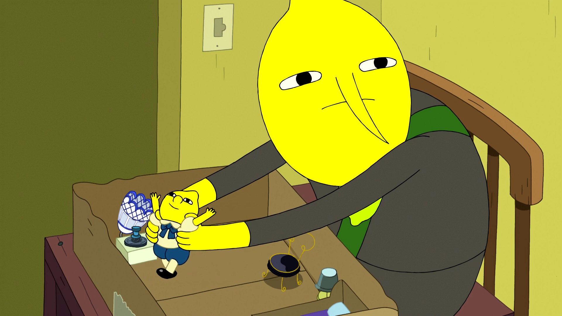 Image S E Lemongrab Playing With Lemon Sweets Png Adventure Time Wiki Wikia