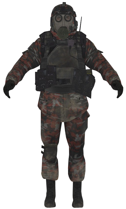 Image - Vdv Gasmask Soldier Model Mw2.png - The Call Of Duty Wiki 