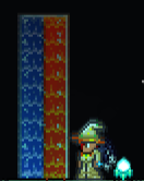 Lava-waterfall wall