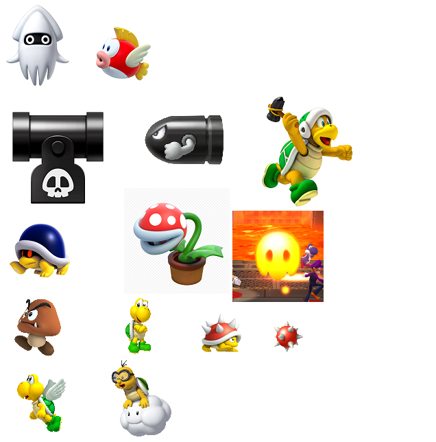 all mario enemies