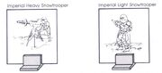 Two types of snowtrooper