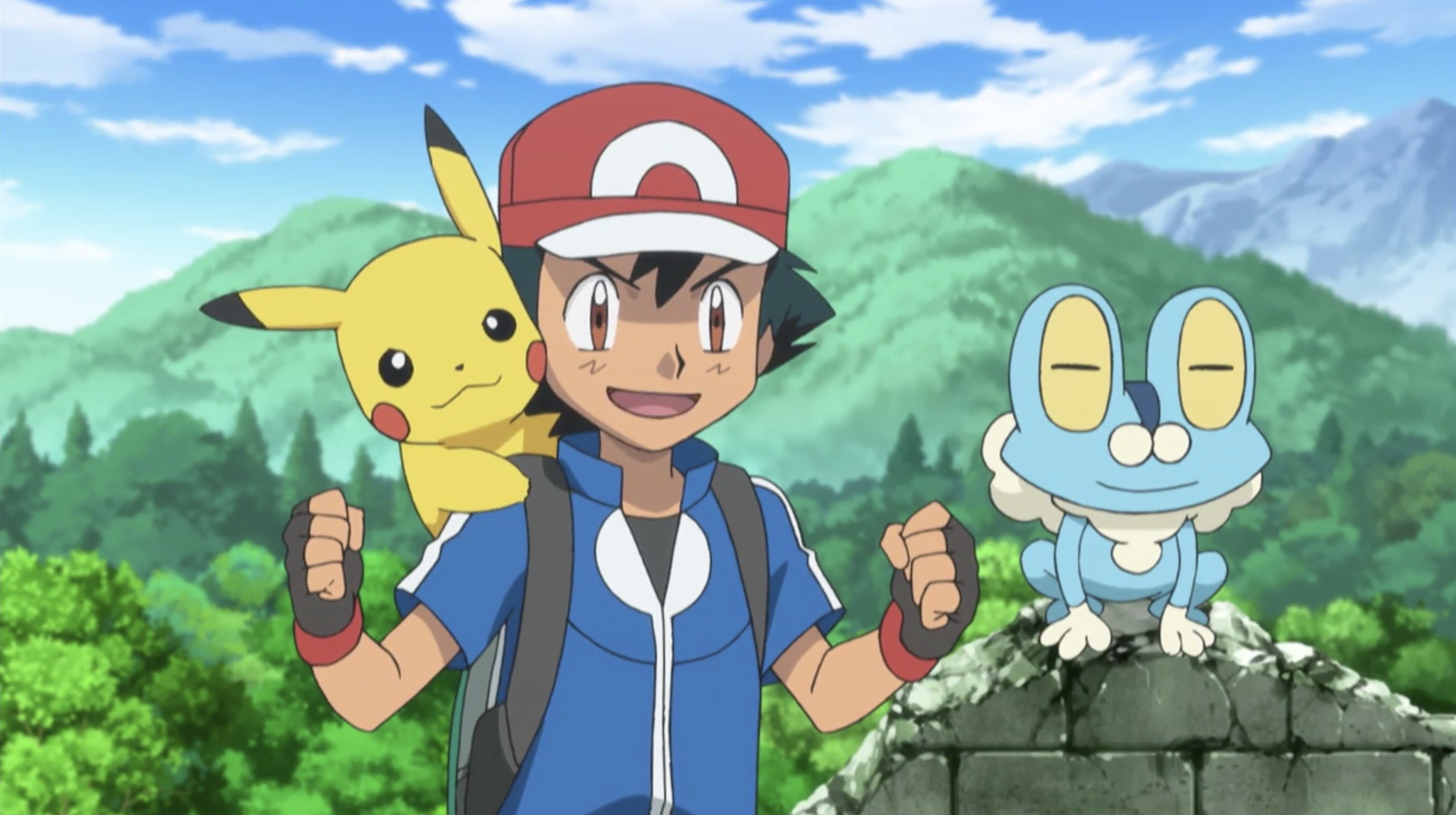 Ash_and_Froakie.png (800×450) Fotos de pokemon, Pokemon