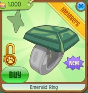 Emerald ring