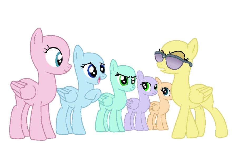 Archivo:Mlp group base by namifrost-d73okqe.png - Wiki Fan de equestria