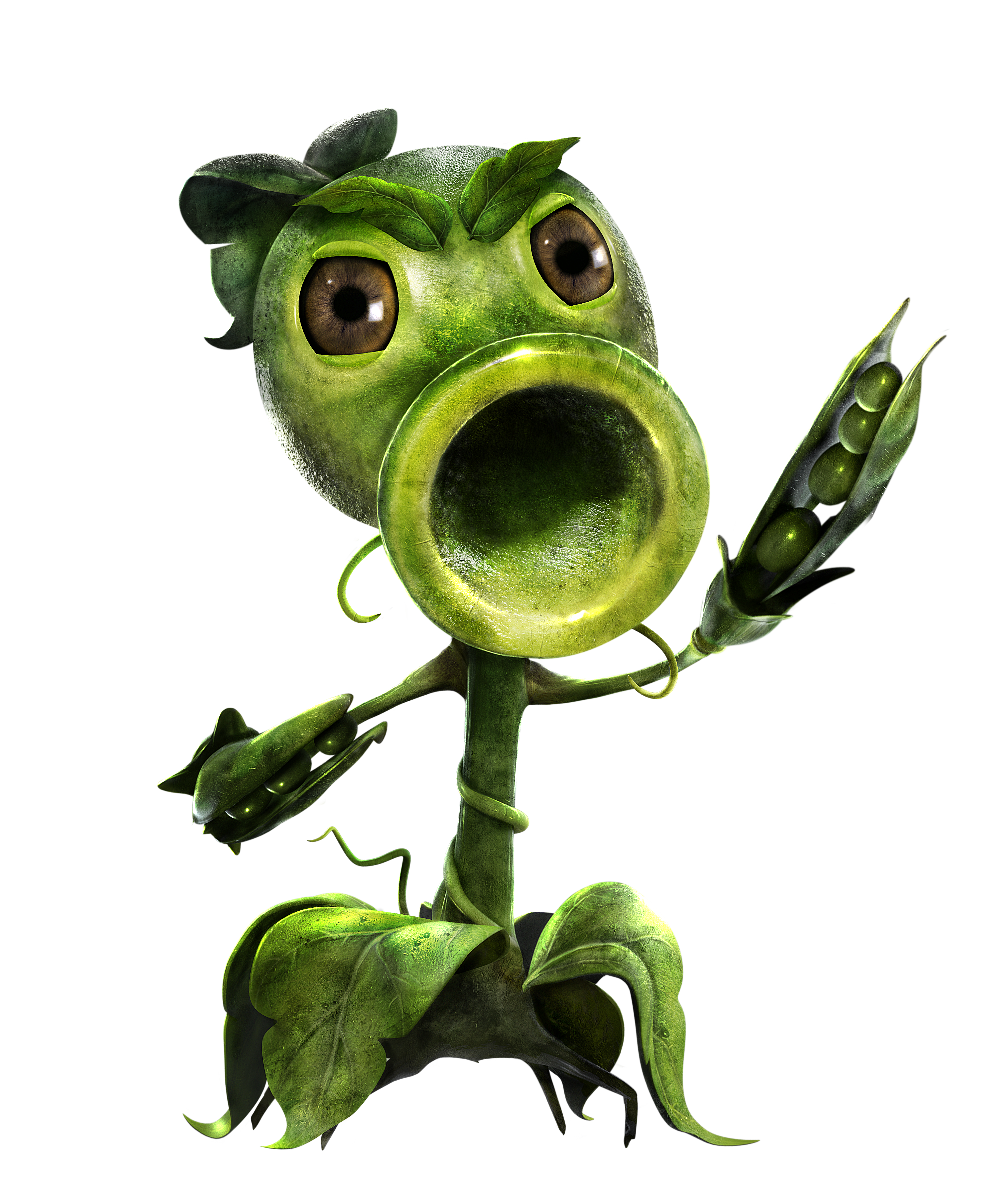 Leaked pvz 3 peashooter animation left is the new right is the old credit red head gaming : r/PlantsVSZombies