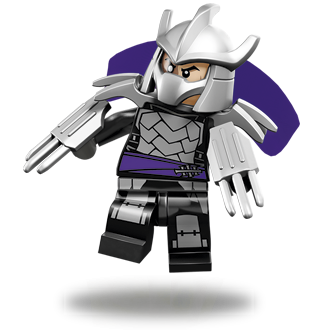 shredder lego minifigure