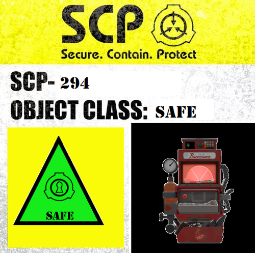 SCP-294 - SCP: Containment is Magic Wiki