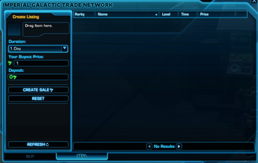Galactic trade network slots