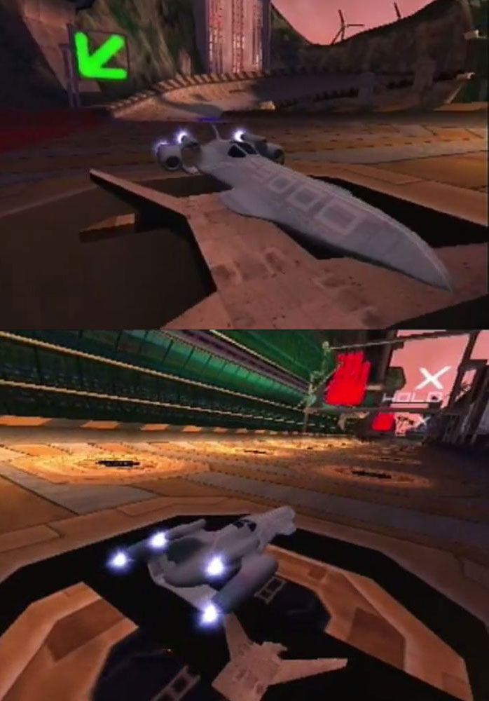 The first ever Zone ship, as seen in Wipeout Fusion, capable of speeding up to an unworldly 3500 km/h in skilled hands.