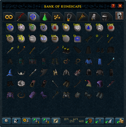 Runescape 3 equipment slots