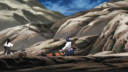 Hinata escolta Naruto