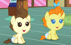Pound Cake Pumpkin Cake sitting smiling S2E13.png
