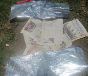 Cover with foil