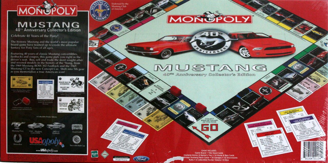 Ford mustang monopoly #7