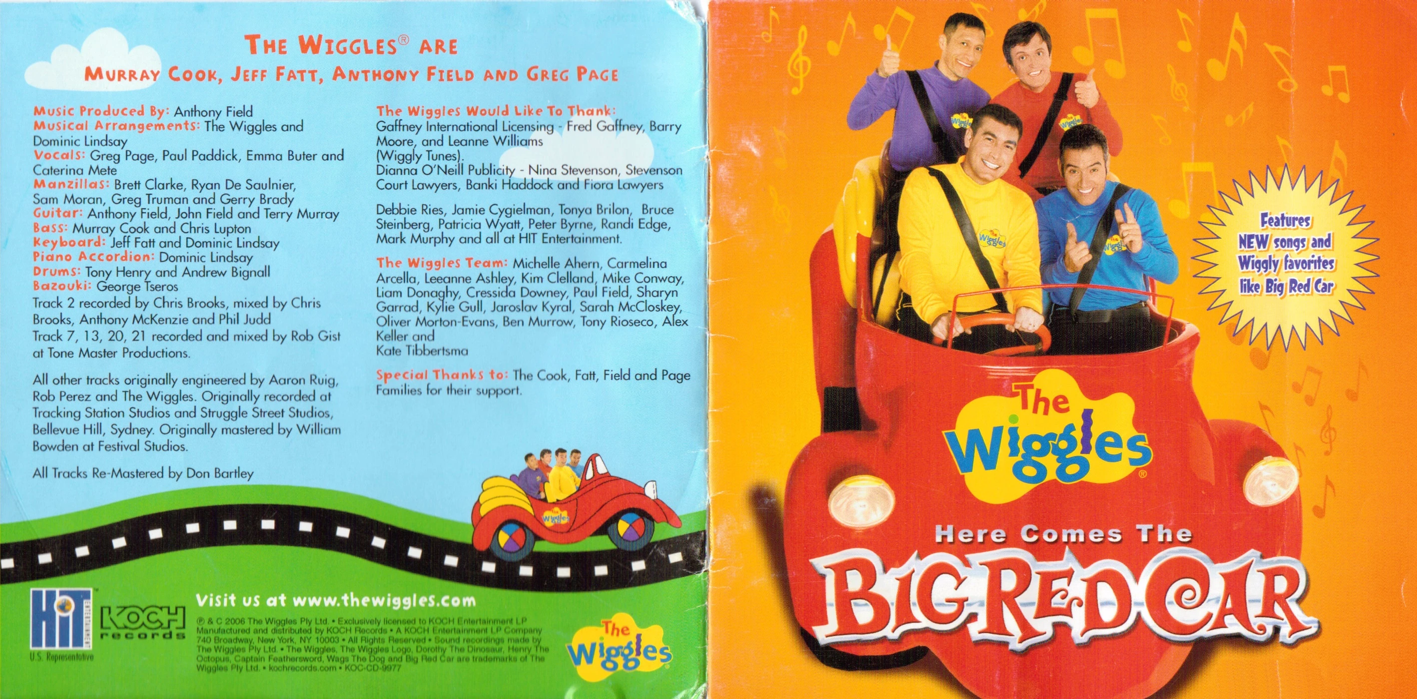 Here Comes the Big Red Car (Album Booklet) WikiWiggles