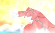 Groudon usando Sequía ROZA