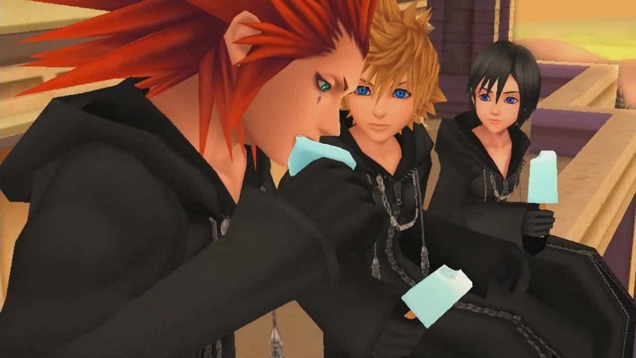 Image Axel roxas and xion have ice cream.jpg Legends of the Multi