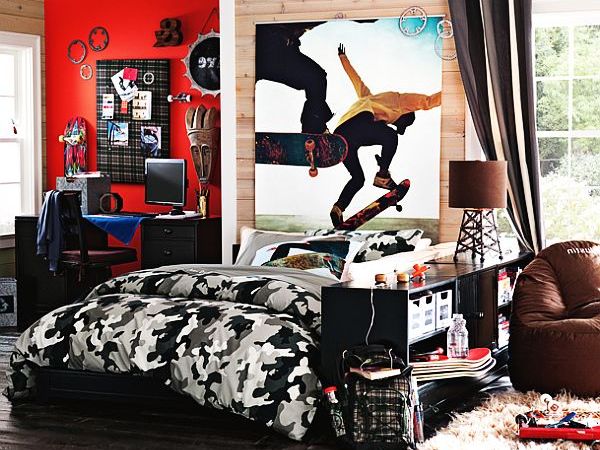 Cool Teenage Boy Bedroom Decorating Ideas