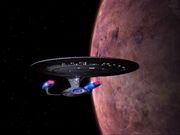 Enterprise im Orbit von Tarchannen III