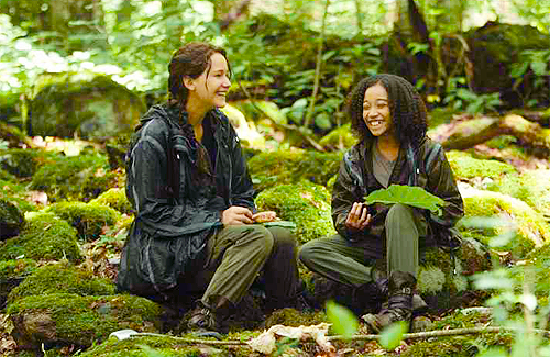 Katniss and Rue form an alliance.