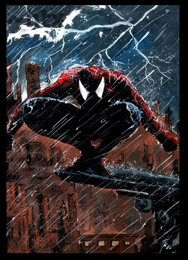 Image Spiderman rain by htx.jpg Marvel Fanon